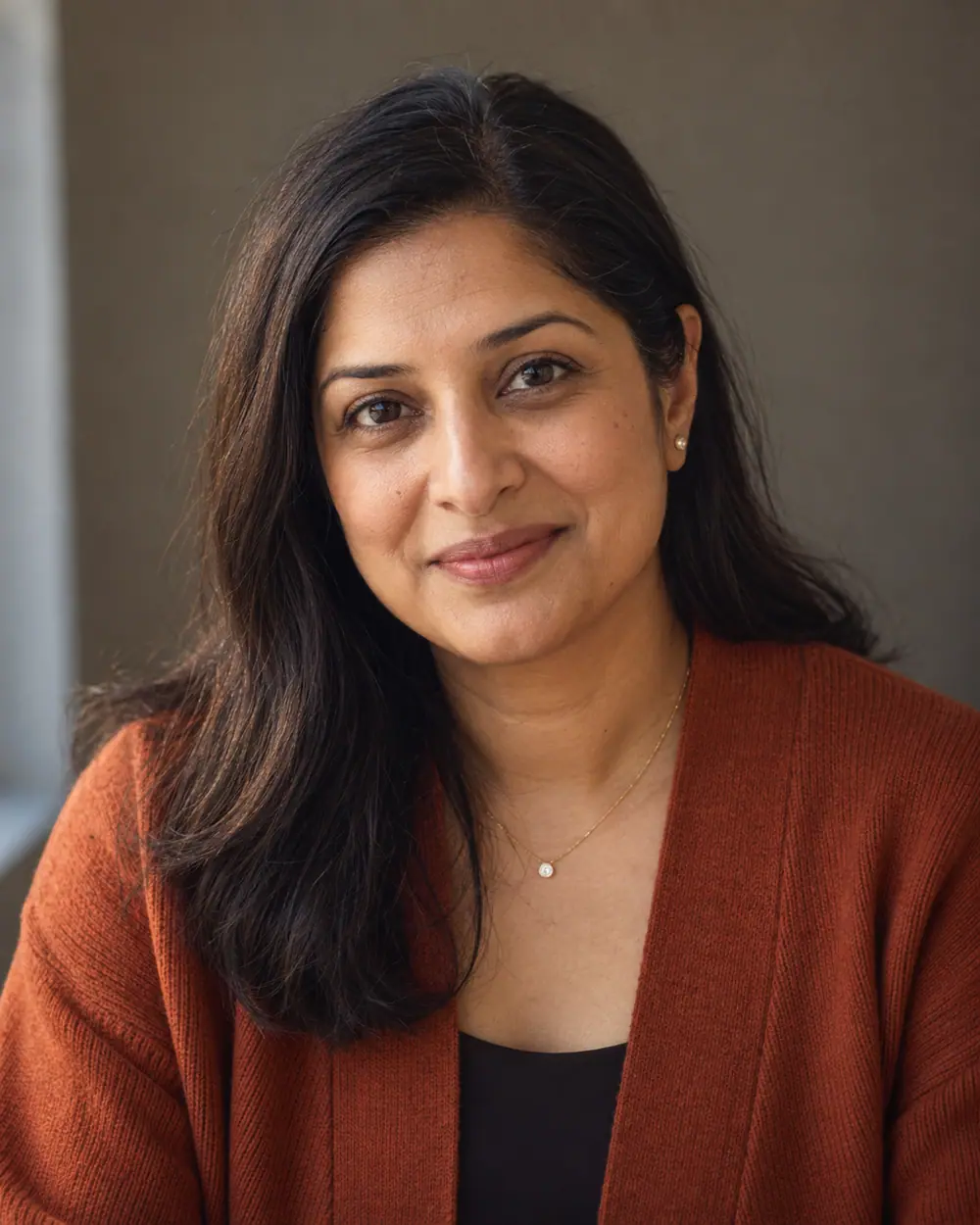 Portrait of Dr. Priya Raman, director of wellbeing services.