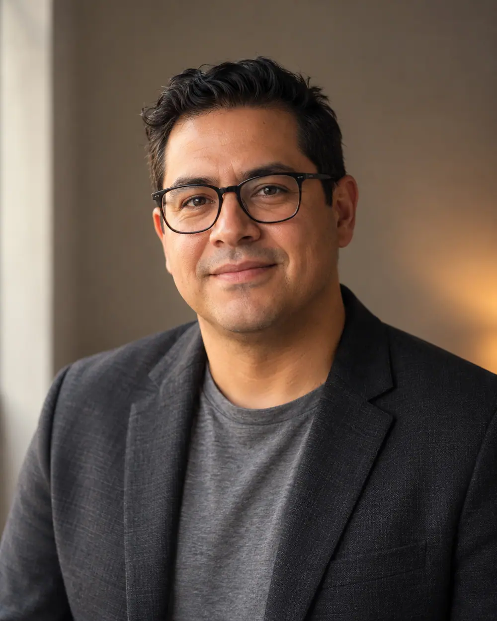 Portrait of Tomás Echeverría, director of housing.